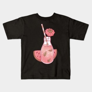 Watermelon with mint refreshment Kids T-Shirt